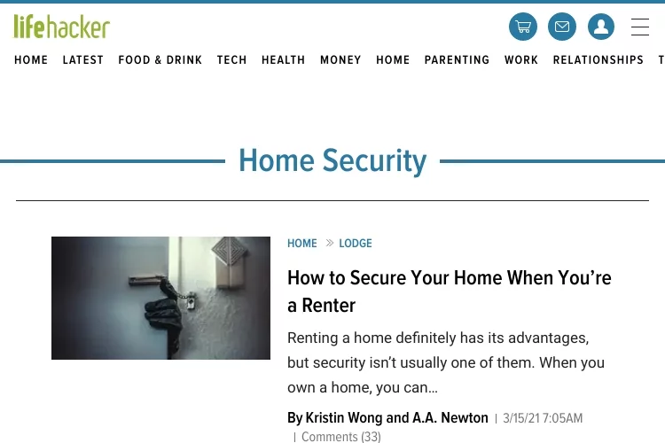 Lifehacker Home Security Blog