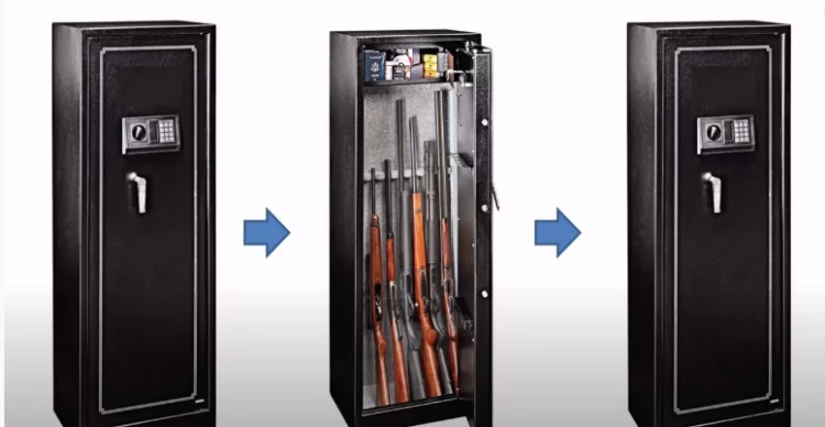 Moisture may enter a gun safe and destroy your guns in a number of ways.
