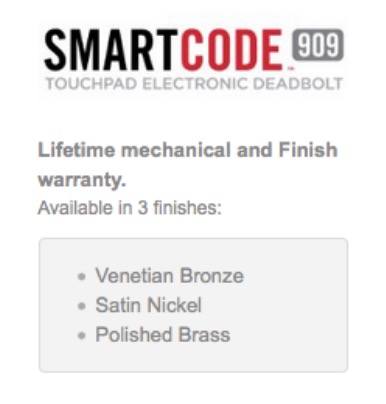 Smartcode 909