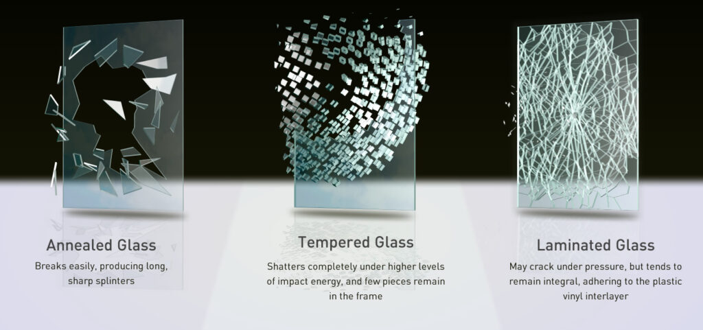  Laminated glass Vs. Tempered glass 