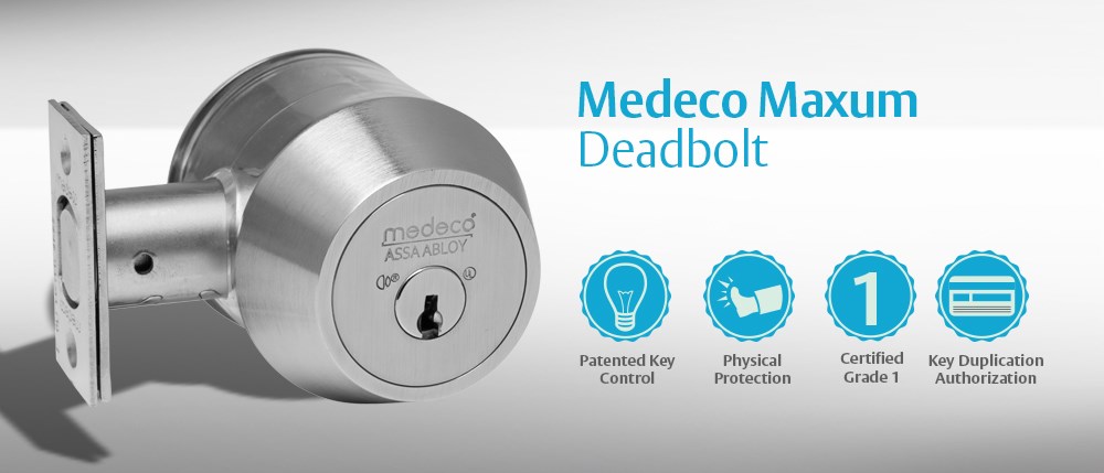 Medeco Maxum 11R503-19-1 Deadbolt