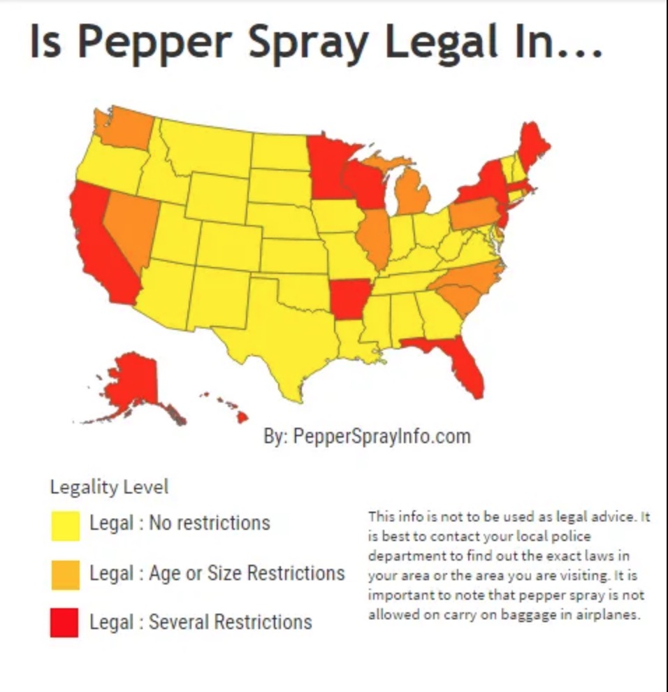 Is Pepper Spray Legal