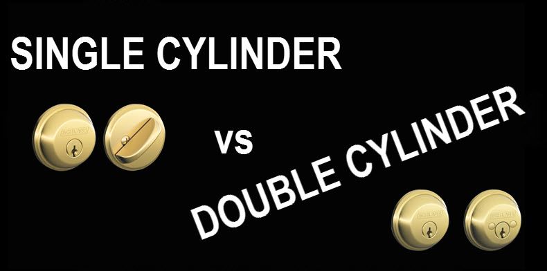 Single vs Double Cylinder Deadbolts